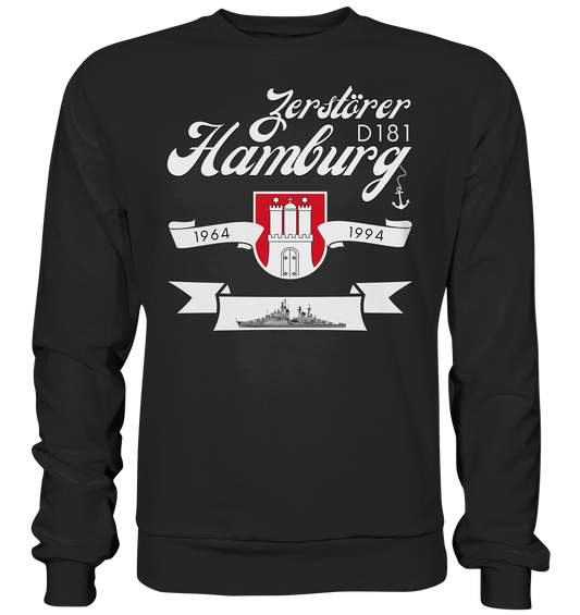 Zerstörer D181 HAMBURG 1964-1994 - Premium Sweatshirt