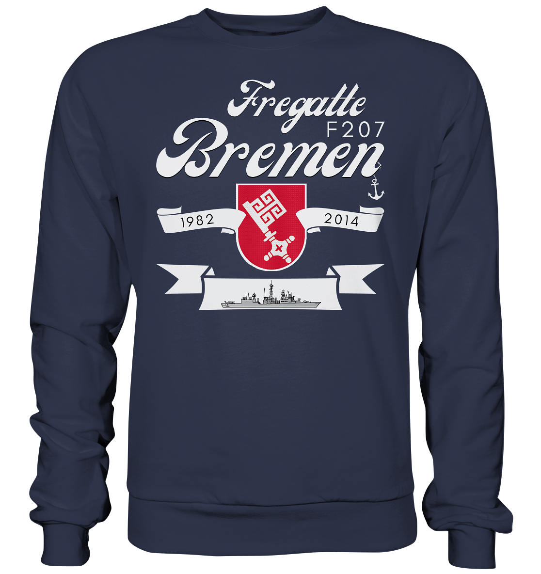 Fregatte F207 BREMEN 1982-2014  - Premium Sweatshirt