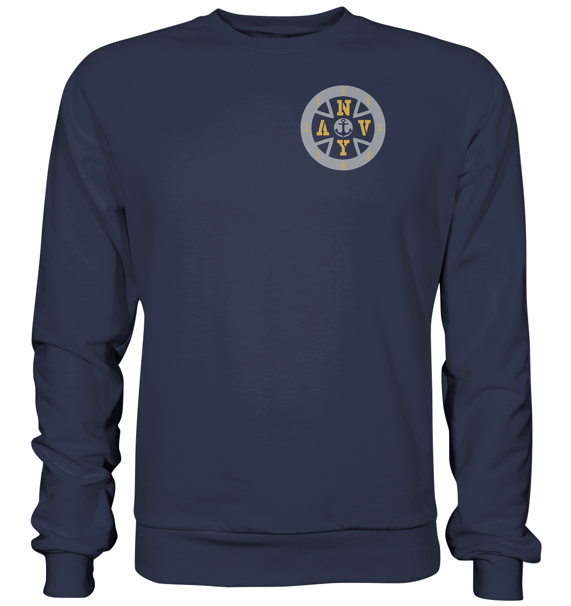 Logo Navy m. Verwendungsreihen - Premium Sweatshirt