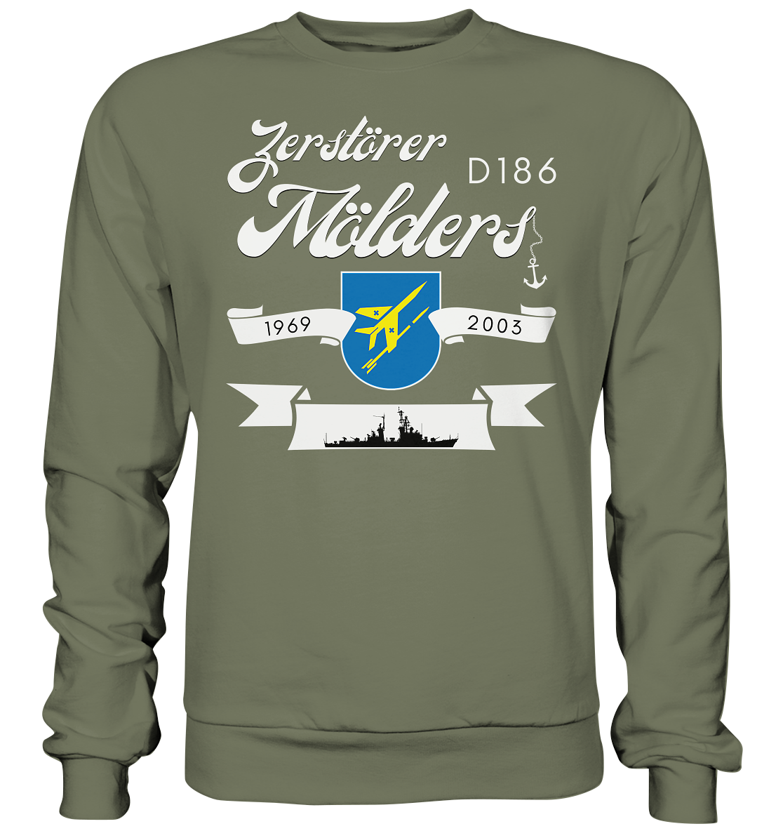 Zerstörer D186 MÖLDERS 1969-2003 - Premium Sweatshirt