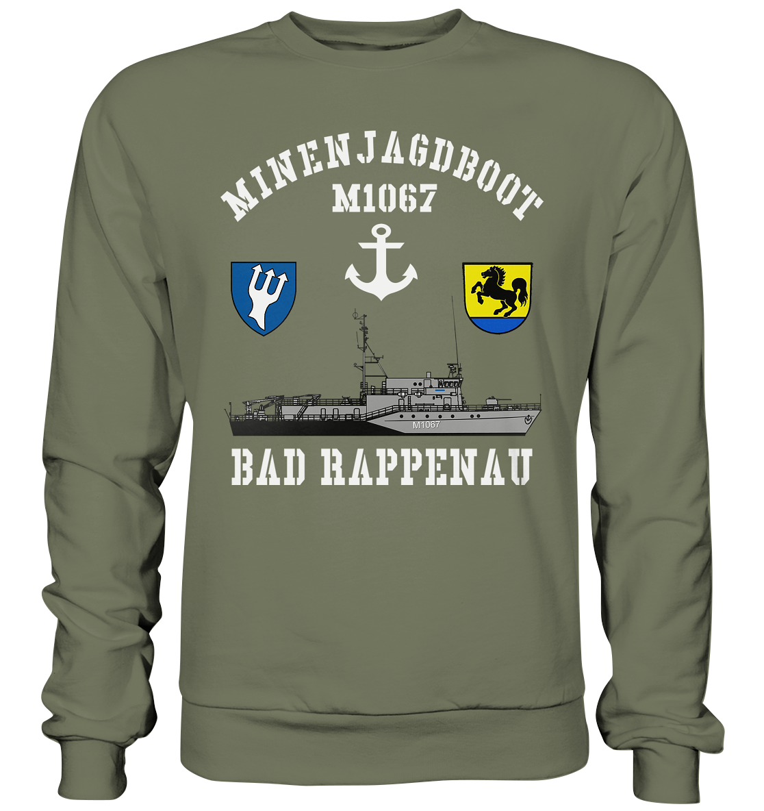 Mij.-Boot M1067 BAD RAPPENAU 5.MSG - Premium Sweatshirt