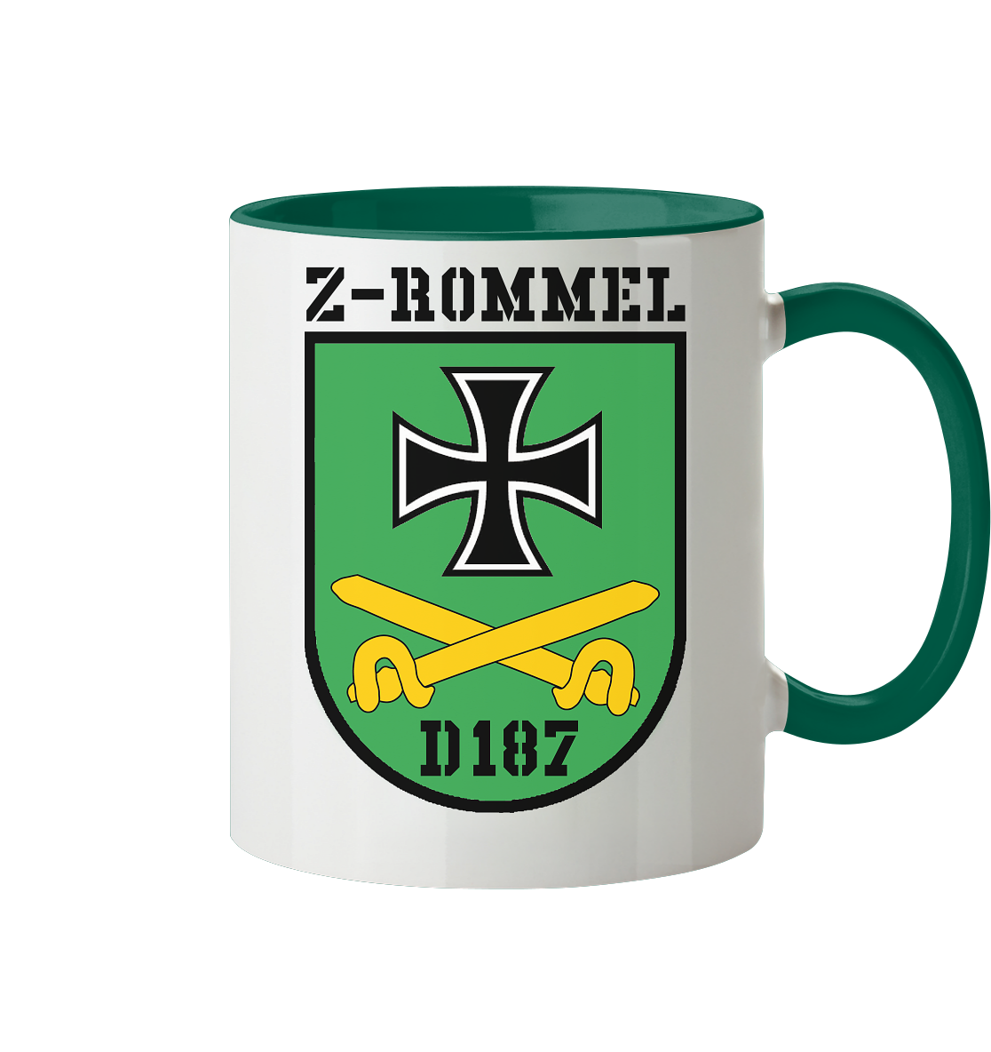 Z-Rommel Wappen - Tasse zweifarbig