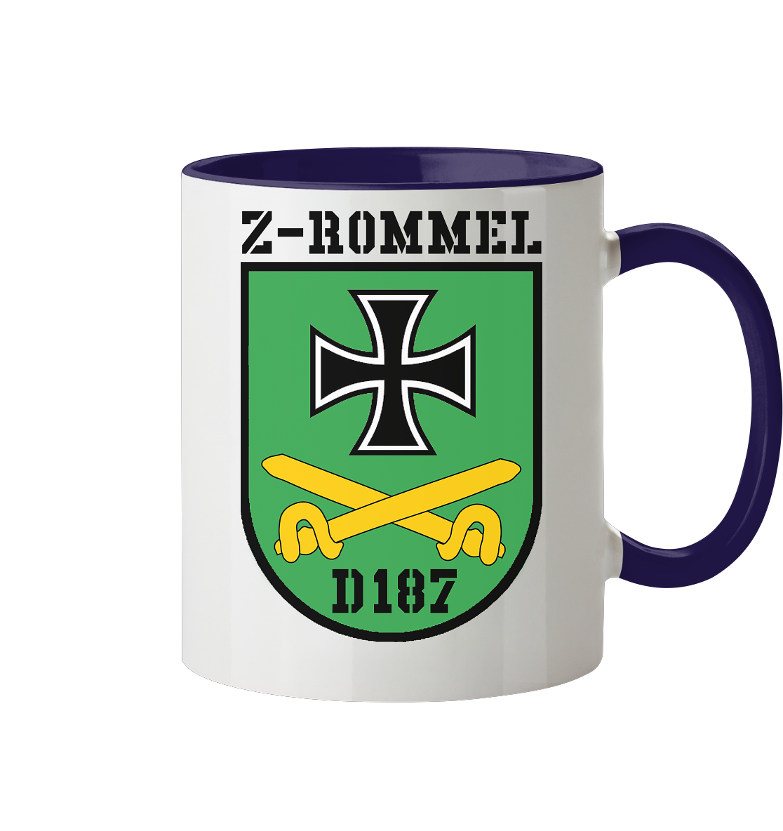Z-Rommel Wappen - Tasse zweifarbig