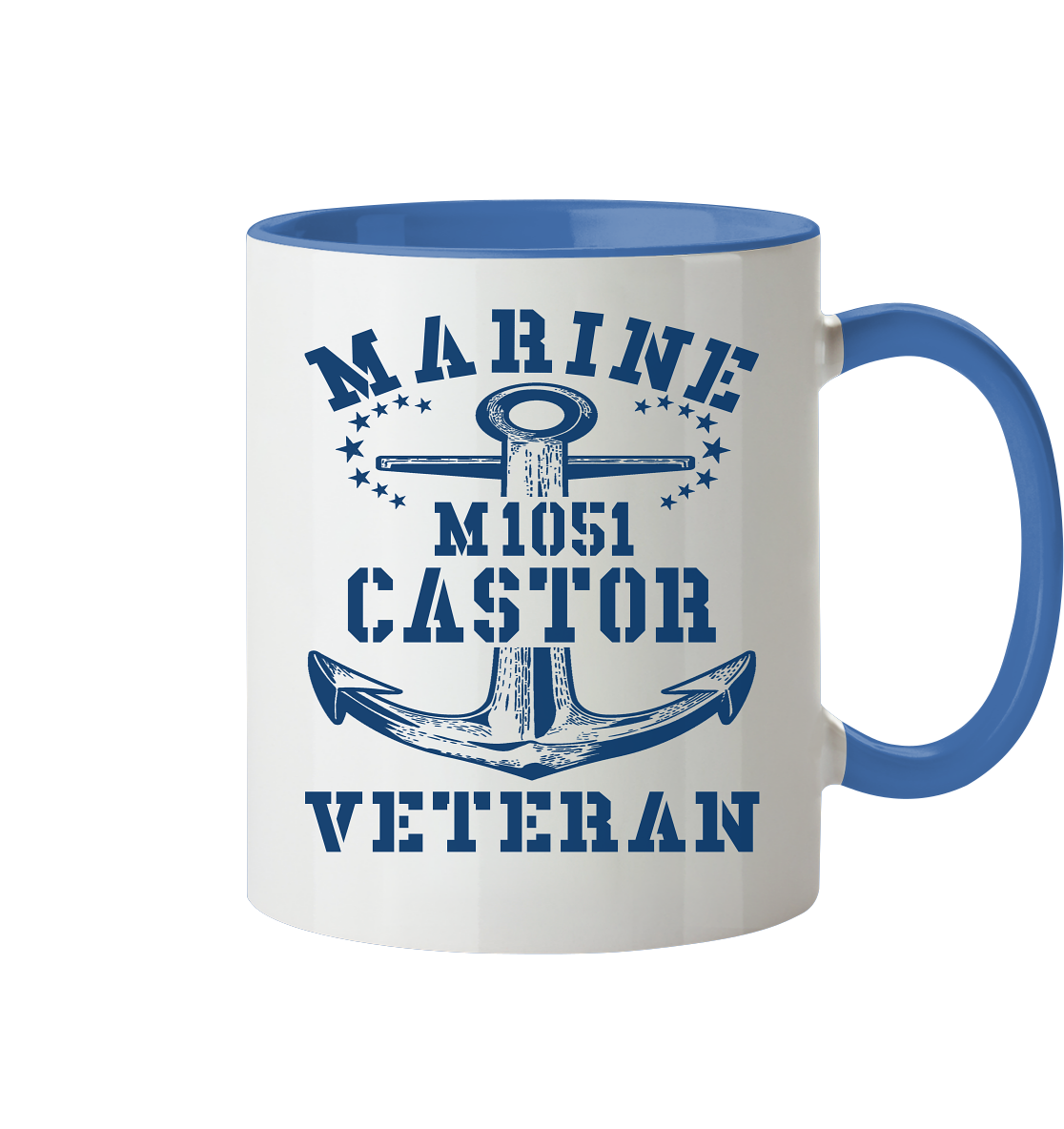 SM-Boot M1051 CASTOR Marine Veteran - Tasse zweifarbig