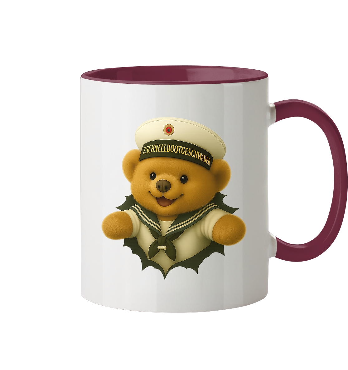 Teddy 2. SCHNELLBOOTGESCHWADER - Tasse zweifarbig