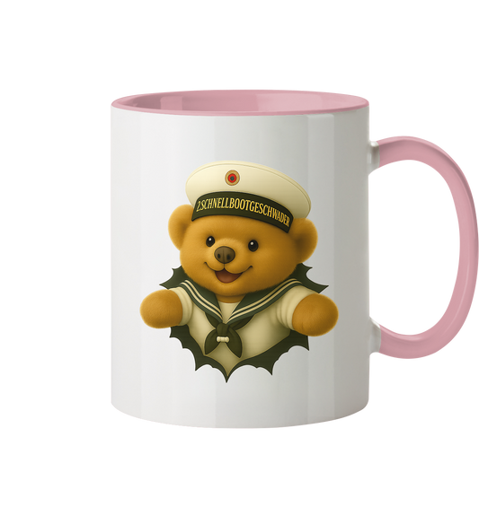 Teddy 2. SCHNELLBOOTGESCHWADER - Tasse zweifarbig