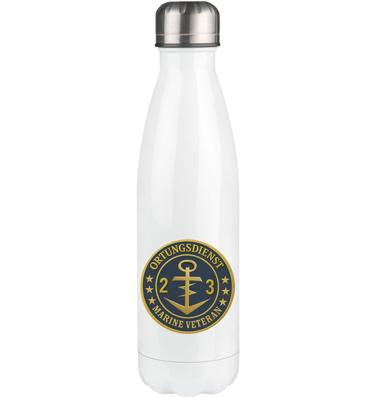 Marine Veteran 23er ORTUNG - Metalleffekt  - Thermoflasche 500ml