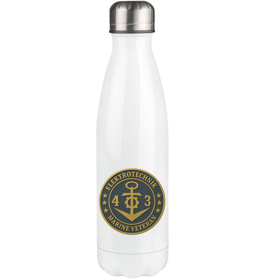 Marine Veteran 43er ELEKTROTECHNIK - Metalleffekt  - Thermoflasche 500ml