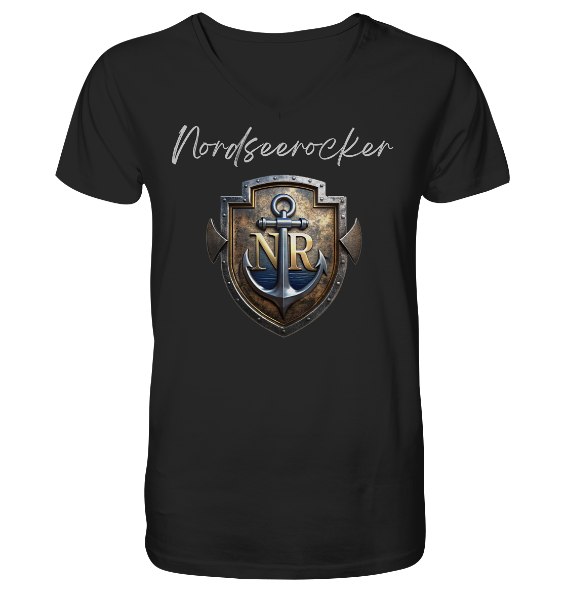 NORDSEEROCKER - V-Neck Shirt