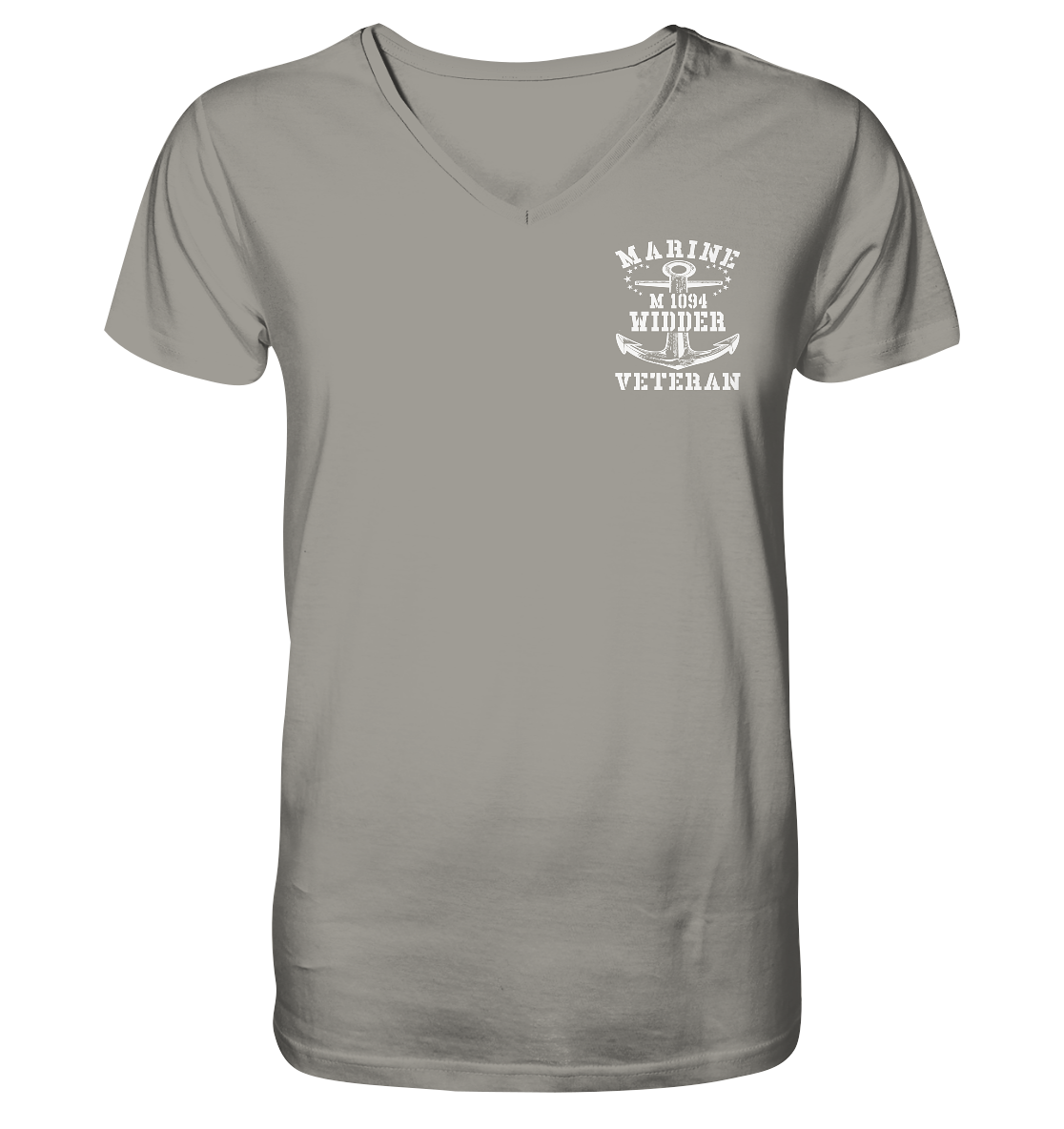 Marine Veteran M1094 WIDDER - V-Neck Shirt