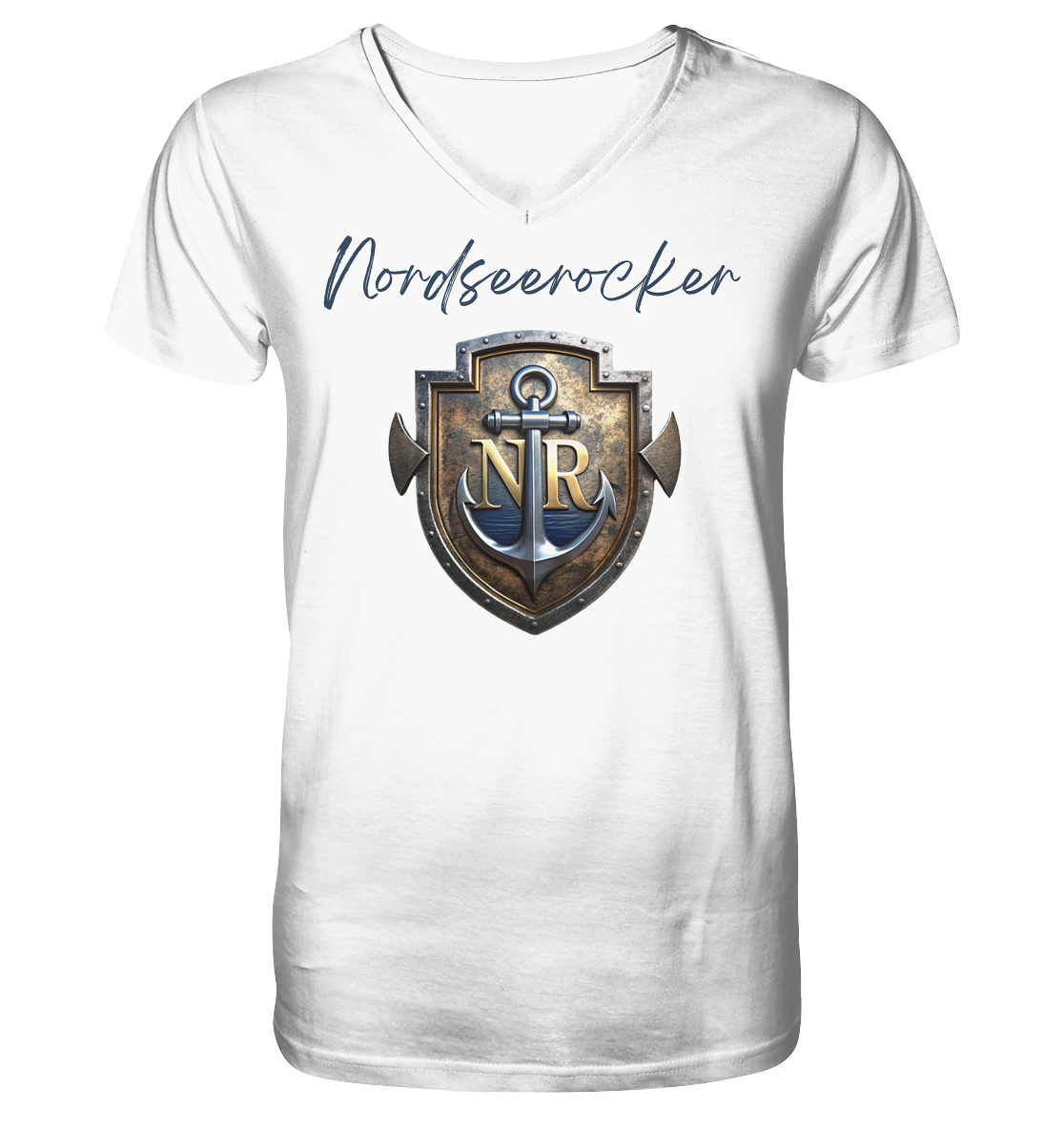 NORDSEEROCKER - V-Neck Shirt