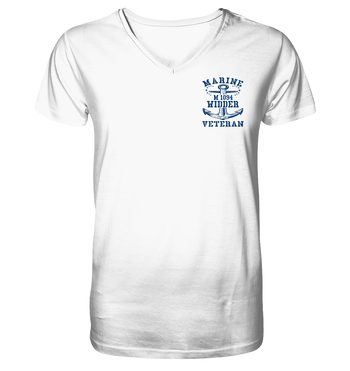 Marine Veteran M1094 WIDDER - V-Neck Shirt