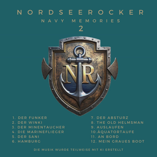 Nordseerocker  Navy Memories 2 - Album 12 Titel - Mp3-Dateien