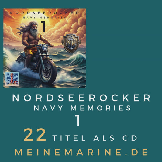 CD - Nordseerocker - Navy Memories  1  - 22 Titel