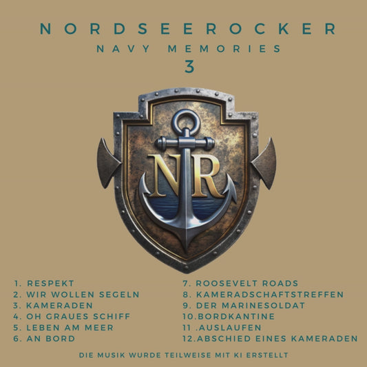 Nordseerocker Navy Memories 3 - Album 12 Titel - Mp3-Dateien