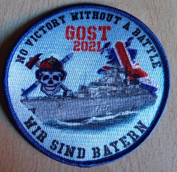 Aufnäher - Patch Fregatte F217 BAYERN - GOST 2021