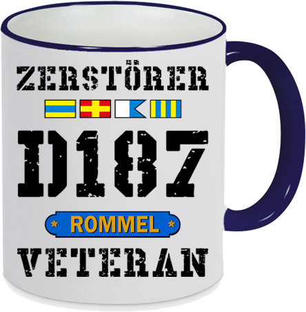 Kaffeebecher Zerstörer D187 ROMMEL