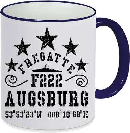 Kaffeebecher Fregatte F 222 AUGSBURG