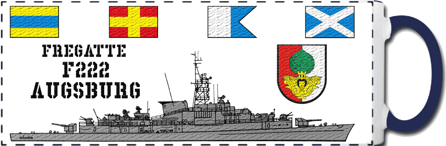 Kaffeebecher Fregatte F 222 AUGSBURG