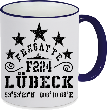 Kaffeebecher Fregatte F 224 LÜBECK