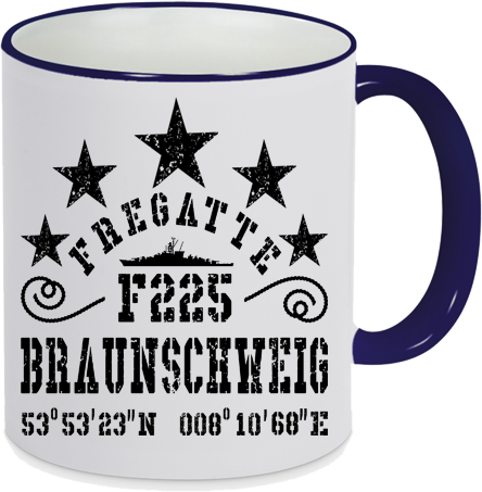 Kaffeebecher Fregatte F 225 BRAUNSCHWEIG