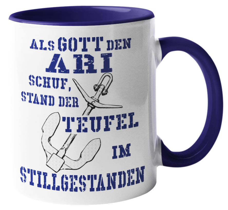 Kaffeebecher ...als Gott den ARI schuf