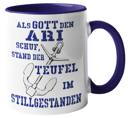 Kaffeebecher ...als Gott den ARI schuf