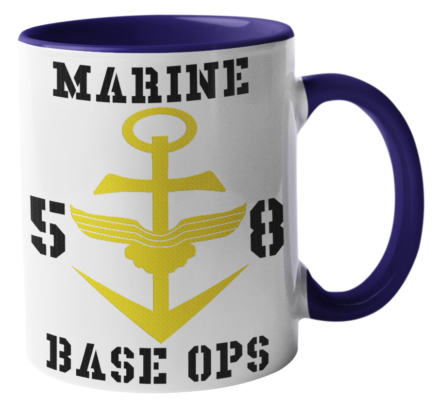 Kaffeebecher MARINE Base Ops 58er