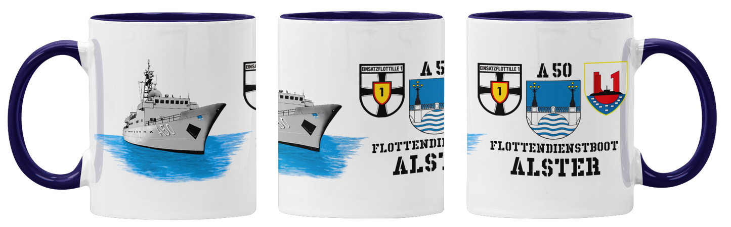 Kaffeebecher FD-Boot A50 ALSTER 1. U-Geschwader