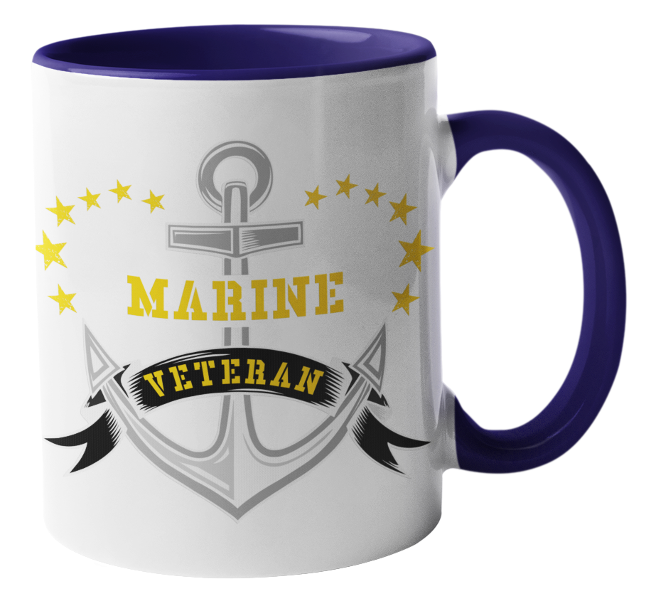 Kaffeebecher MARINE VETERAN ANKER