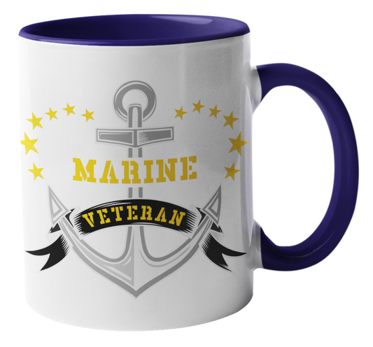 Kaffeebecher MARINE VETERAN ANKER