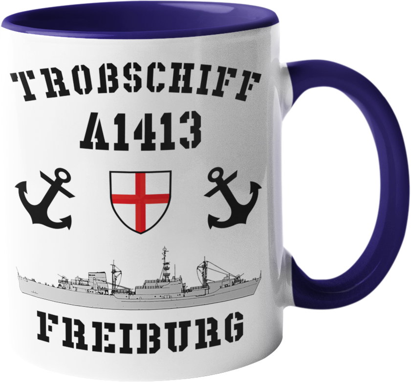 Kaffeebecher Troßschiff A1413 FREIBURG