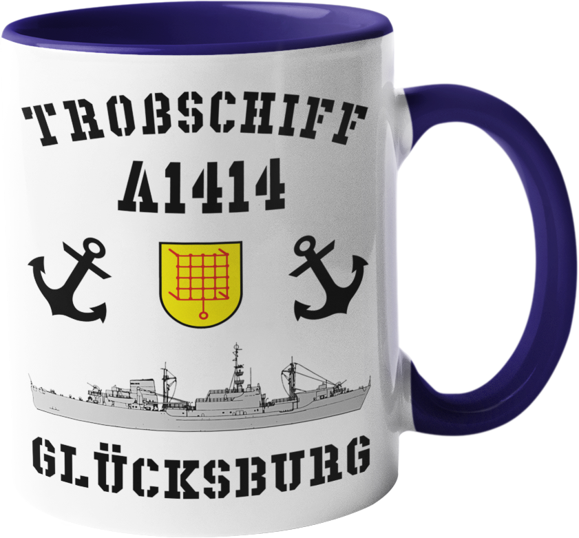 Kaffeebecher Troßschiff A1414 GLÜCKSBURG