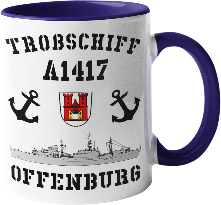 Kaffeebecher Troßschiff A1417 OFFENBURG