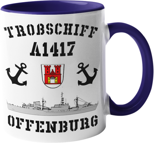 Kaffeebecher Troßschiff A1417 OFFENBURG