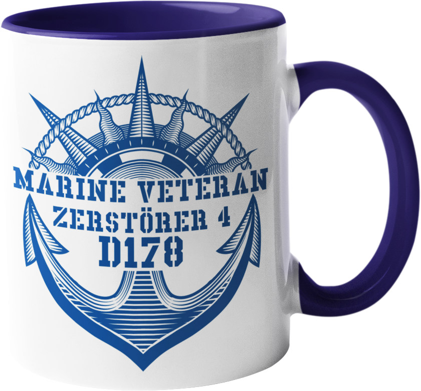 Kaffeebecher MARINE VETERAN D178 ZERSTÖRER 4