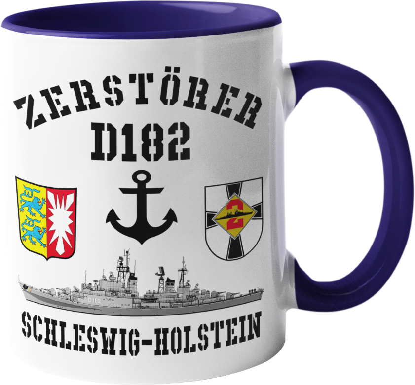 Kaffeebecher D182 Zerstörer SCHLESWIG-HOLSTEIN Anker