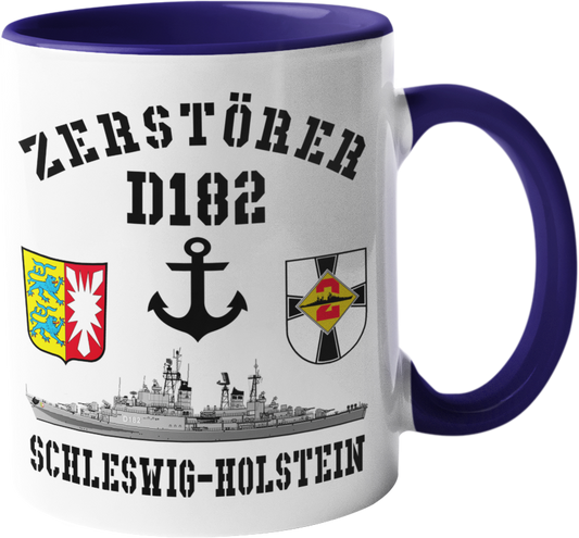 Kaffeebecher D182 Zerstörer SCHLESWIG-HOLSTEIN Anker