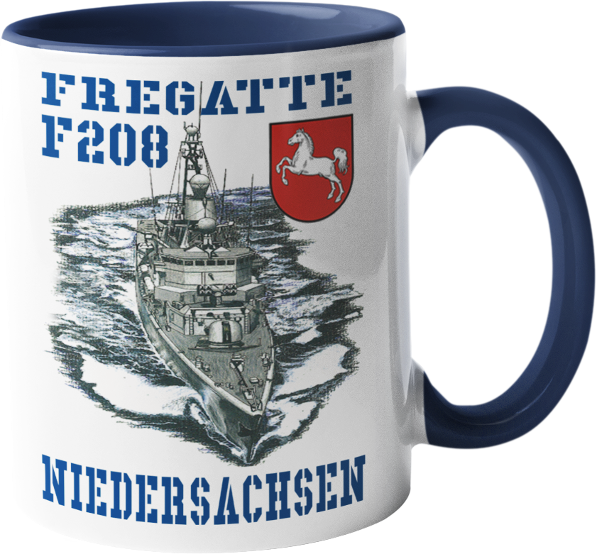 Kaffeebecher Fregatte F208 NIEDERSACHSEN