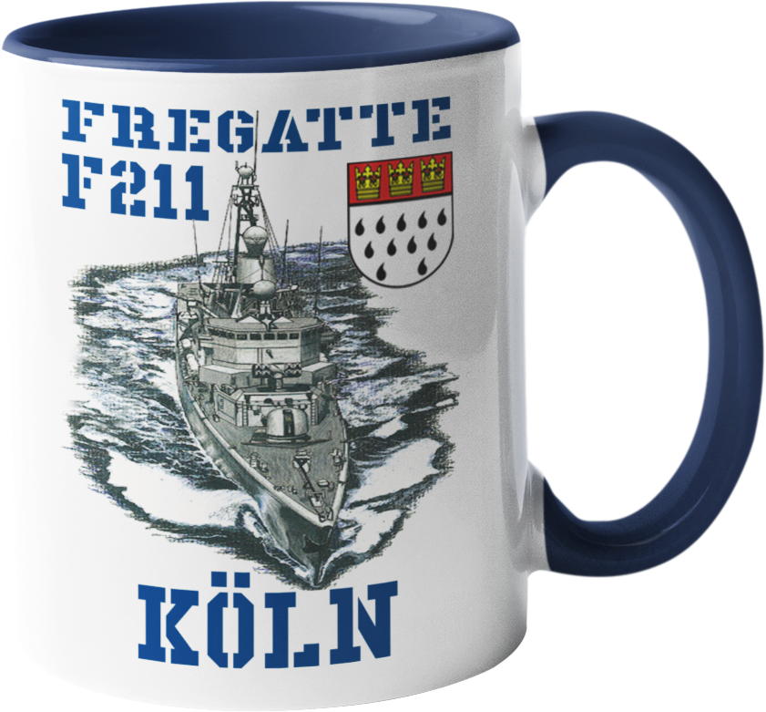 Kaffeebecher Fregatte F211 KÖLN