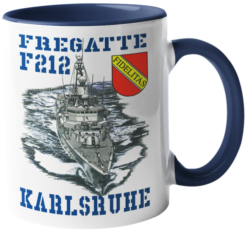 Kaffeebecher Fregatte F212 KARLSRUHE
