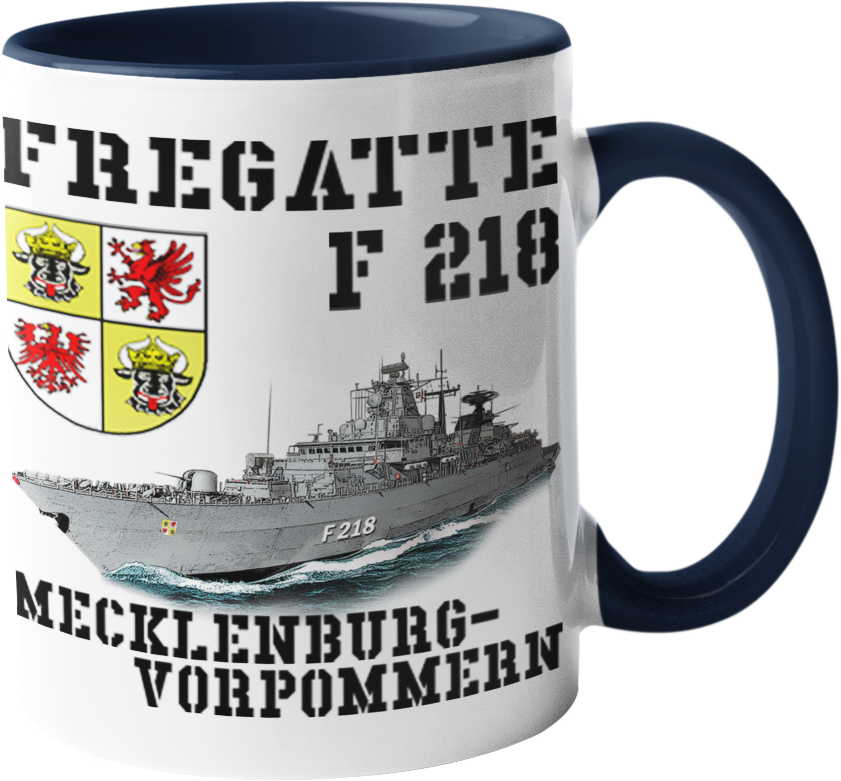 Kaffeebecher Fregatte F218 MECKLENBURG-VORPOMMERN