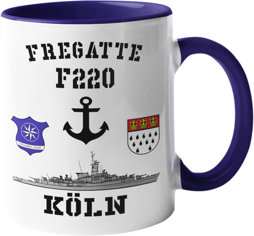 Kaffeebecher Fregatte F220 KÖLN Anker