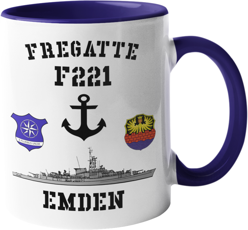 Kaffeebecher Fregatte F221 EMDEN Anker