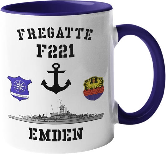 Kaffeebecher Fregatte F221 EMDEN Anker