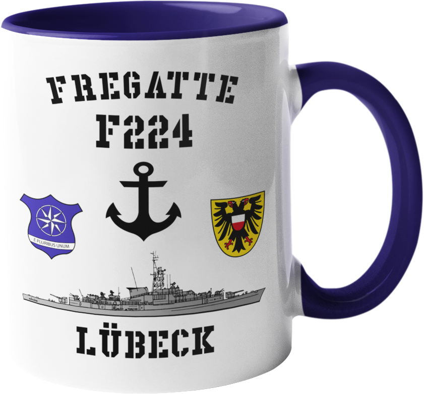 Kaffeebecher Fregatte F224 LÜBECK Anker