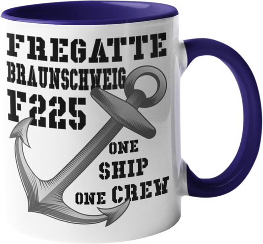 Kaffeebecher Fregatte F225 BRAUNSCHWEIG one Ship - one Crew