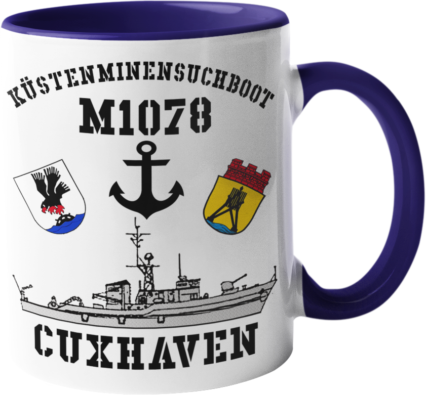 Kaffeebecher KM-Boot M1078 CUXHAVEN