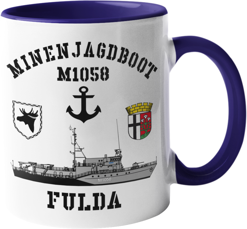 Kaffeebecher Mij.-Boot M1058 FULDA 3.MSG