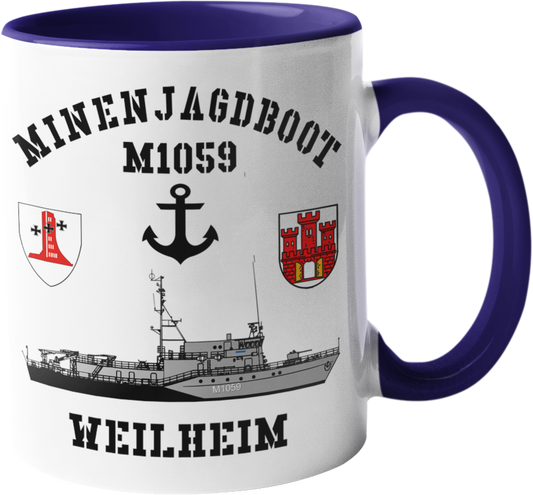 Kaffeebecher Mij.-Boot M1059 WEILHEIM 1.MSG